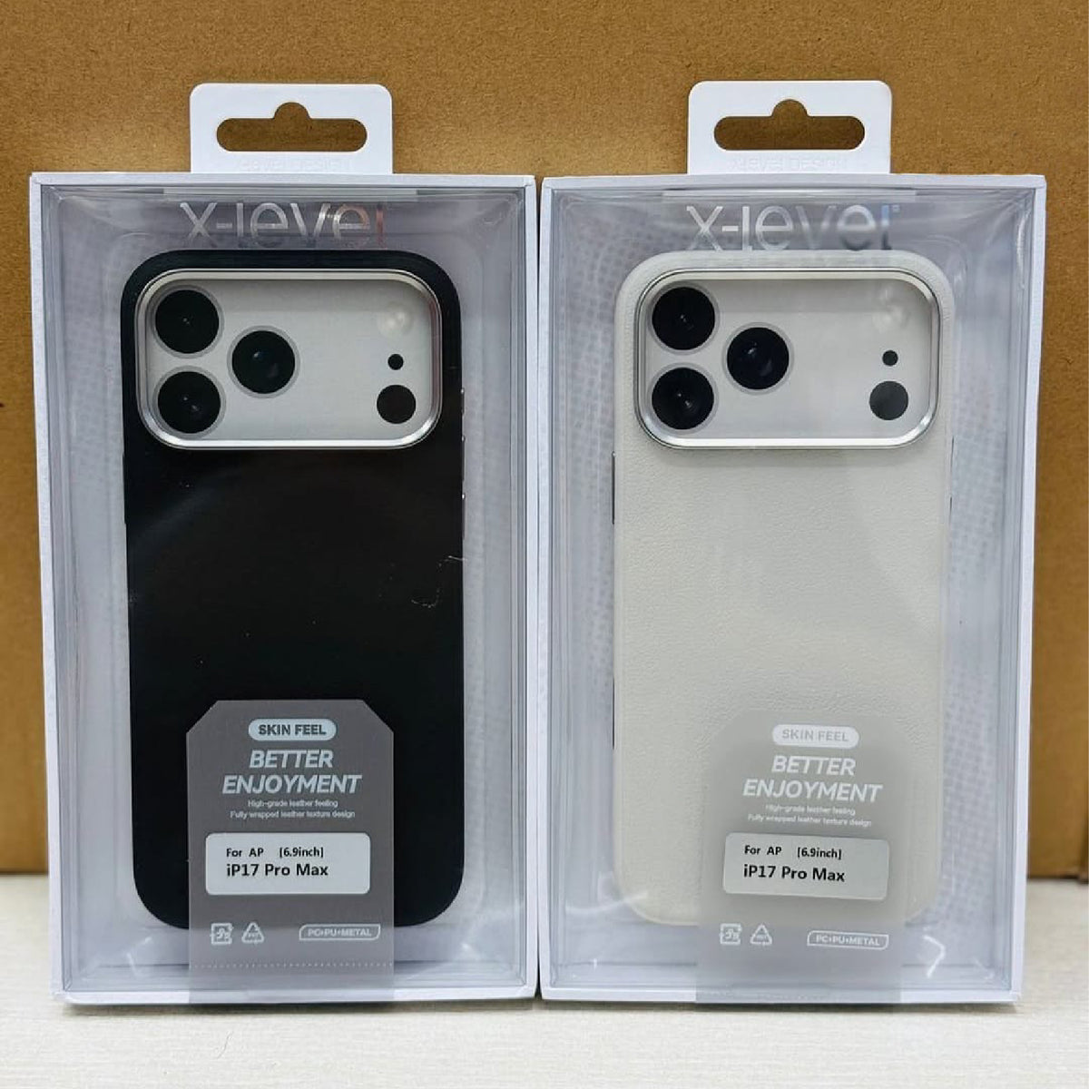 X-Level Better Enjoyment Leather Case For iPhone 17 Pro Max