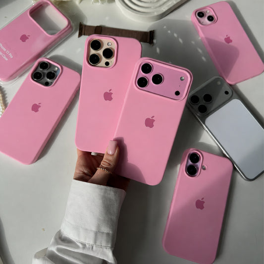 iPhone Silicone Case – Baby Pink