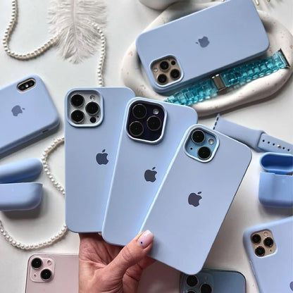 iPhone Silicone Case – Light Blue