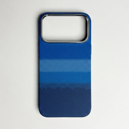 Luxo Blue Carbon MagSafe Case For iPhone 17 Pro Max