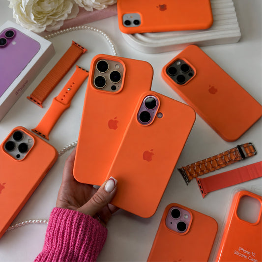 iPhone Silicone Case – Orange