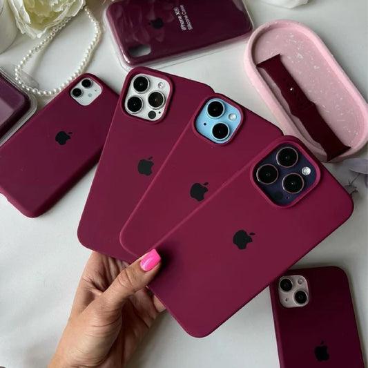 iPhone Silicone Case – Plum