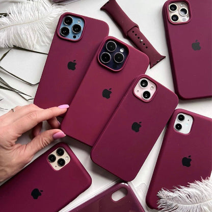 iPhone Silicone Case – Plum