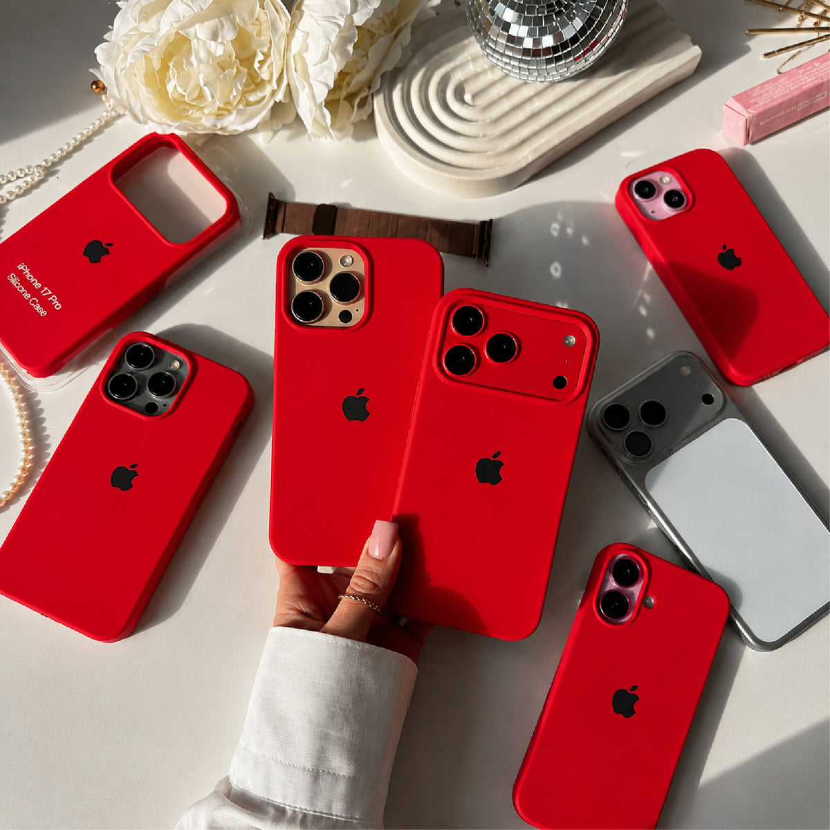 iPhone Silicone Case – Red