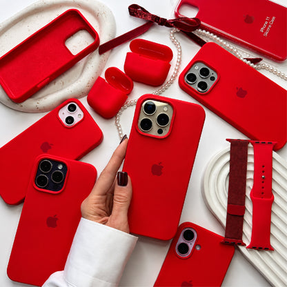 iPhone Silicone Case – Red