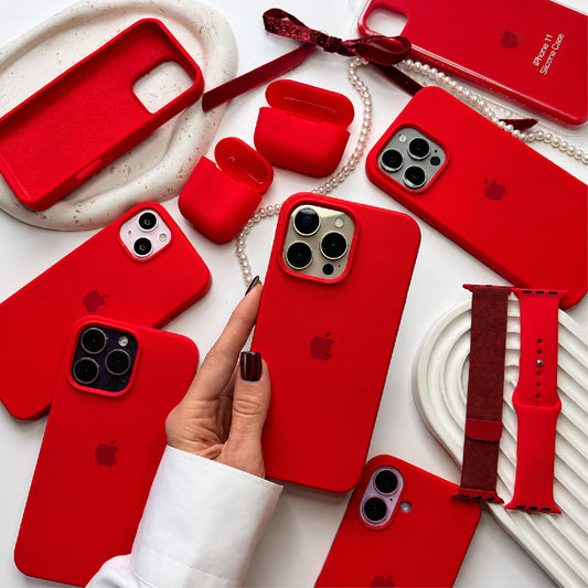 iPhone Silicone Case – Red