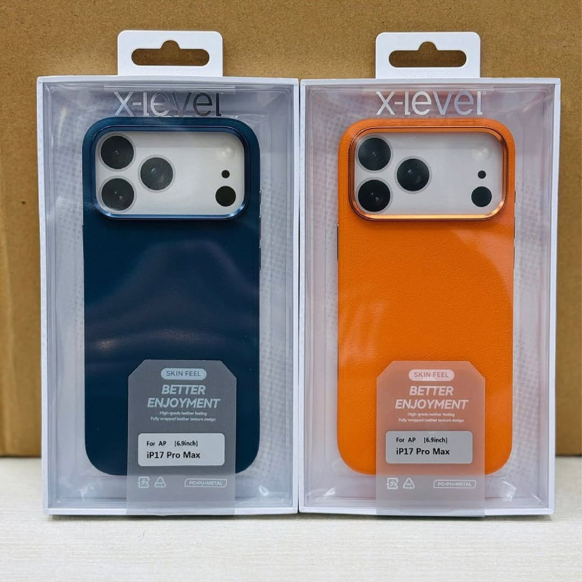 X-Level Better Enjoyment Leather Case For iPhone 17 Pro Max