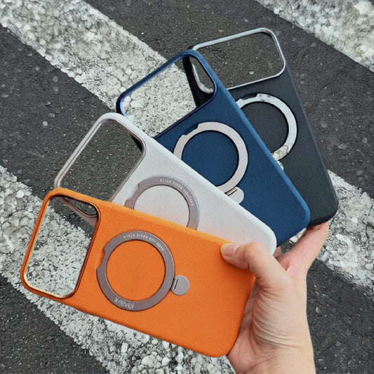 X-Level Better Enjoyment Leather MagSafe Case with Stand For iPhone 17 Pro & iPhone 17 Pro Max