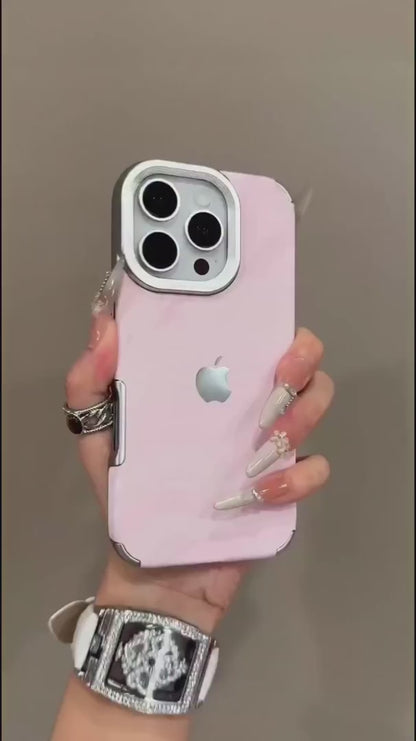 Luxe Velvet Texture Case — iPhone 11–17 Pro Max