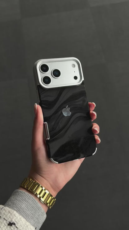 Luxe Velvet Texture Case — iPhone 11–17 Pro Max