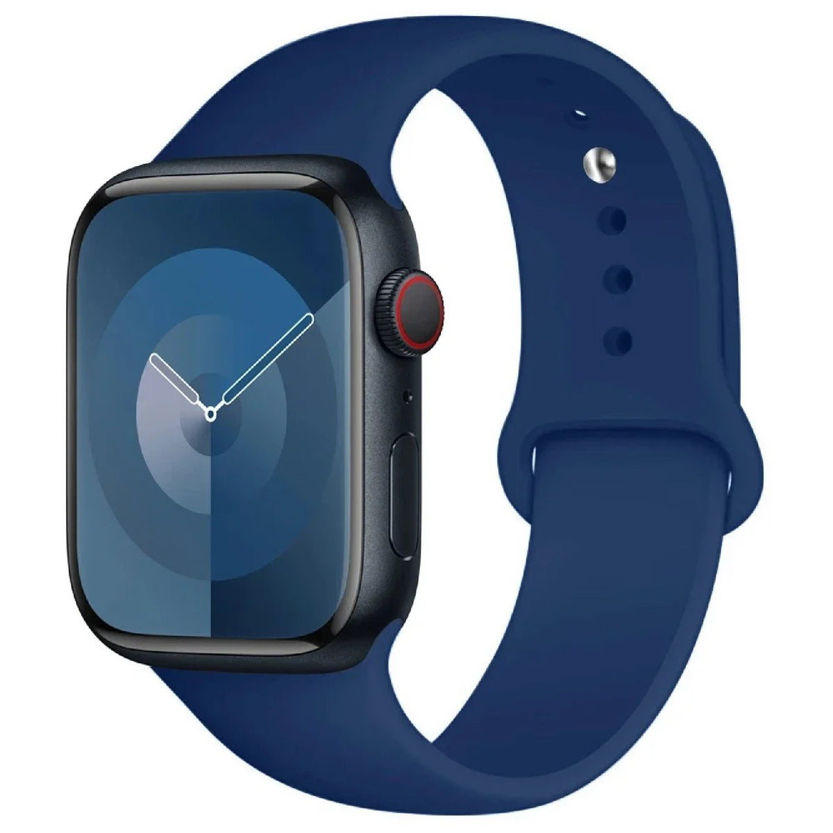 Silicone Sport Strap For Apple Watch From 38mm to 49mm