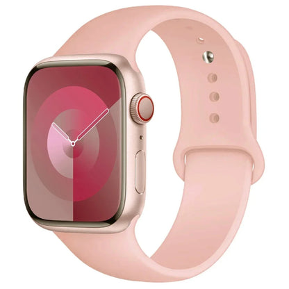 Silicone Sport Strap For Apple Watch From 38mm to 49mm