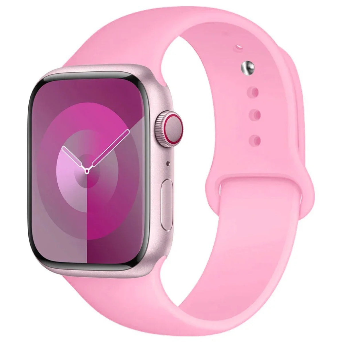 Silicone Sport Strap For Apple Watch From 38mm to 49mm