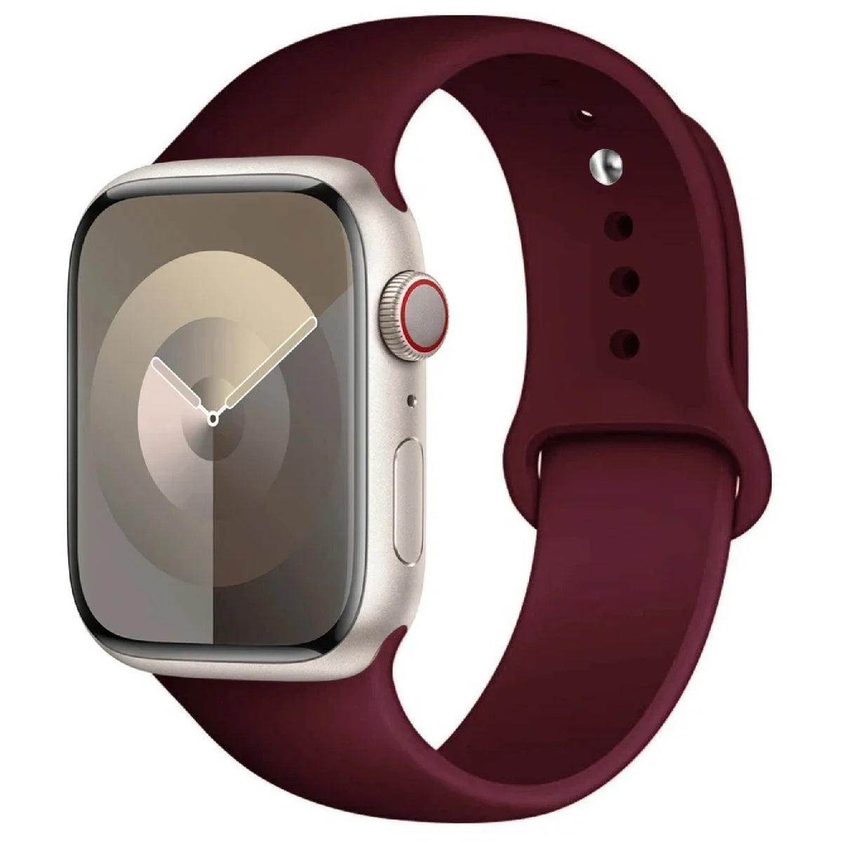 Silicone Sport Strap For Apple Watch From 38mm to 49mm