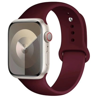 Silicone Sport Strap For Apple Watch From 38mm to 49mm