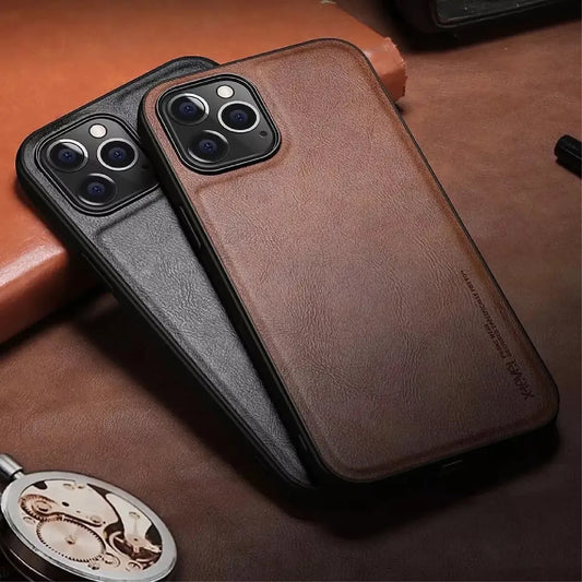 X-Level Earl III Series Leather Case | iPhone 11–17 Pro Max