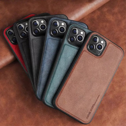 X-Level Earl III Series Leather Case | iPhone 11–17 Pro Max