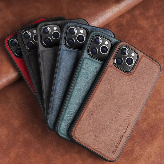 X-Level Earl III Series Leather Case | iPhone 11–17 Pro Max
