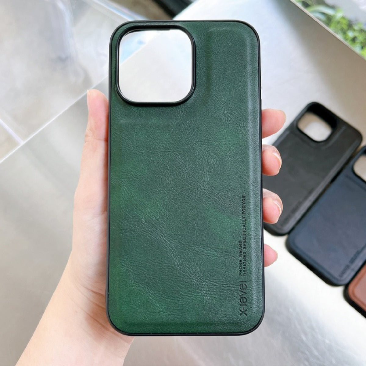 X-Level Earl III Series Leather Case | iPhone 11–17 Pro Max