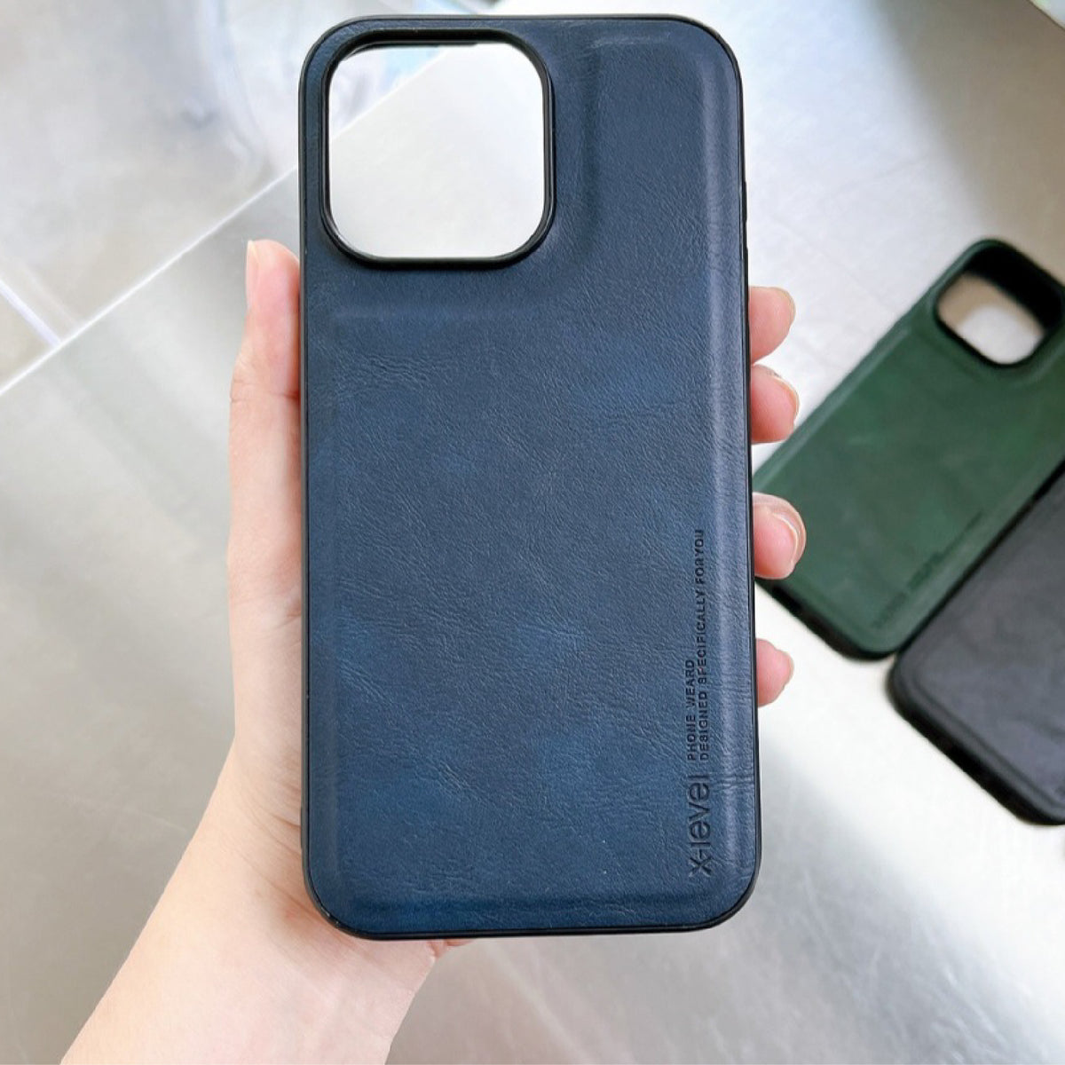 X-Level Earl III Series Leather Case | iPhone 11–17 Pro Max