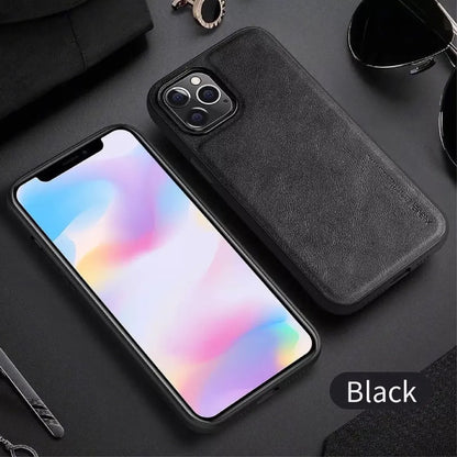 X-Level Earl III Series Leather Case | iPhone 11–17 Pro Max