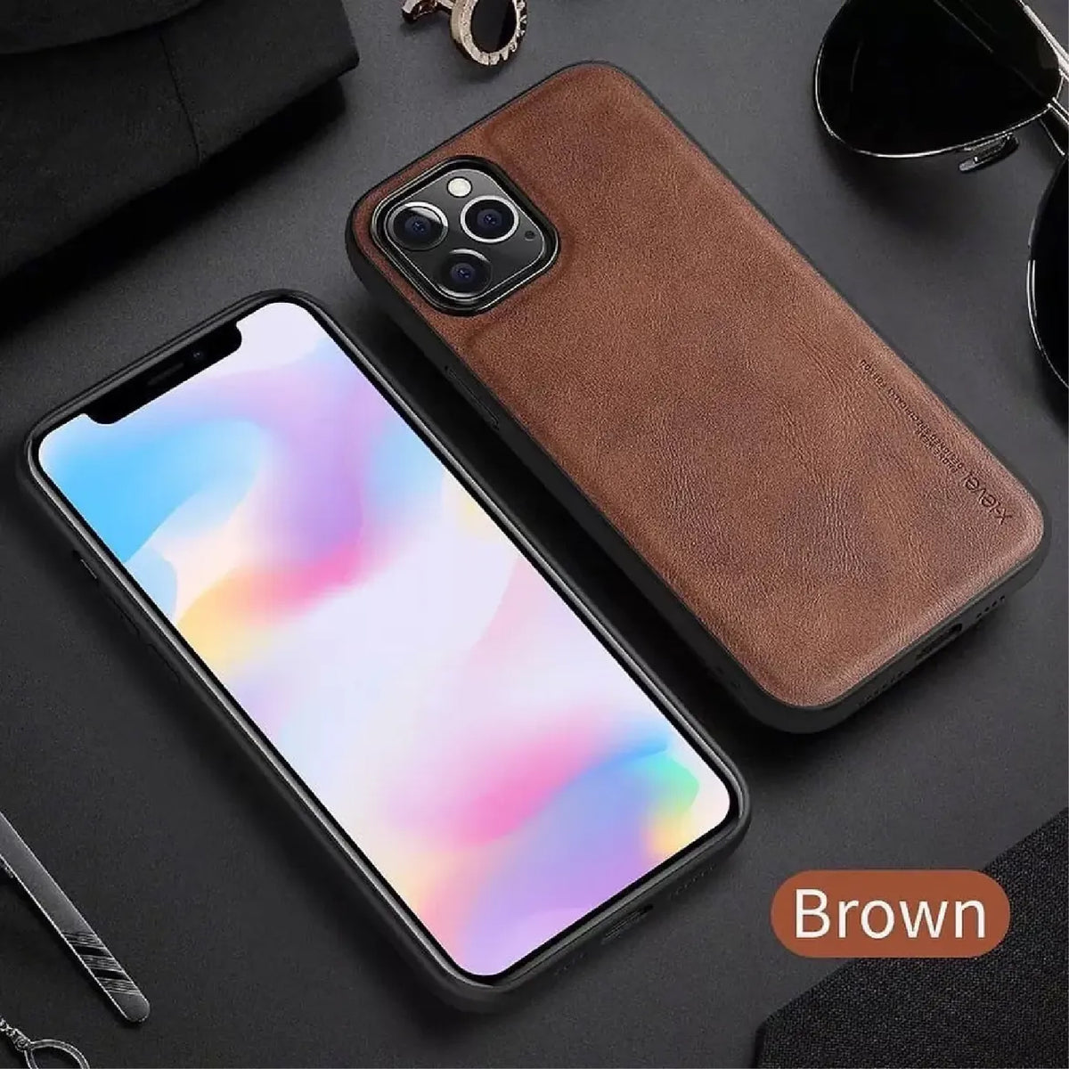 X-Level Earl III Series Leather Case | iPhone 11–17 Pro Max